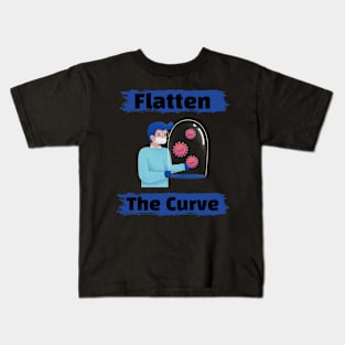 Flatten The Curve Kids T-Shirt